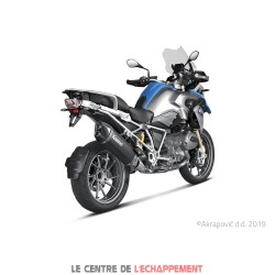 Silencieux AKRAPOVIC Slip-On BMW R 1200 GS 2013-2016 Coupelle Carbone