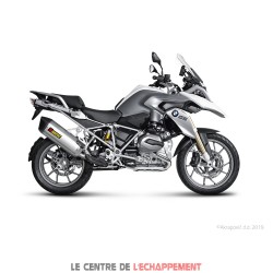 Silencieux AKRAPOVIC Slip-On BMW R 1200 GS 2013-2016 Coupelle Carbone