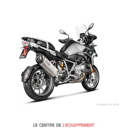 Silencieux AKRAPOVIC Slip-On BMW R 1250 GS / ADVENTURE 2019-... Coupelle Carbone