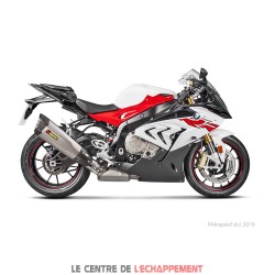 Silencieux AKRAPOVIC Slip-On BMW S1000 RR 2017-2018 Coupelle Carbone