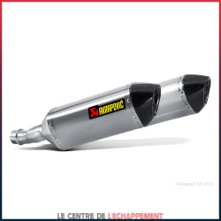 Silencieux AKRAPOVIC Slip-On Kawasaki Z 1000 2014-... Coupelle Carbone