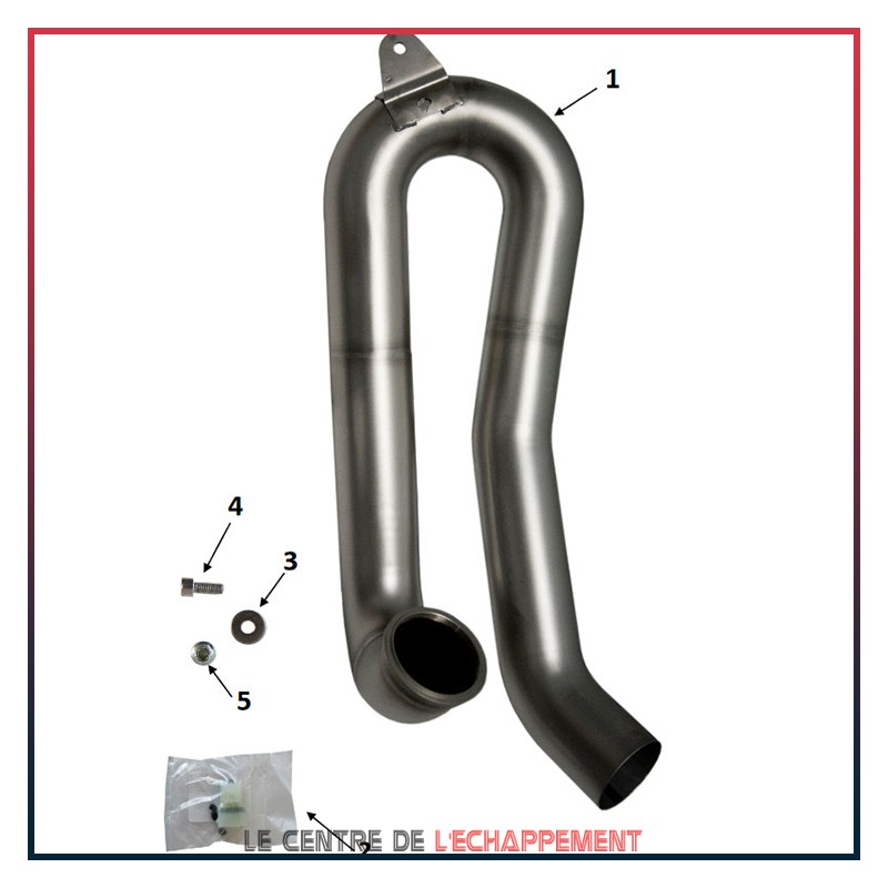 Manchon sans catalyseur Termignoni pour Ducati Panigale 959 2016-...