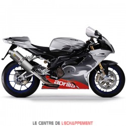 Silencieux LEXTEK OP1 Aprilia RSV 1000 R / FACTORY 2004-2007 et Tuono 1000 2006-2009