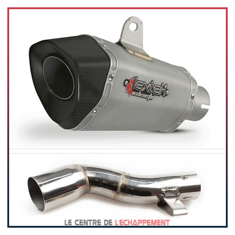 Silencieux LEXTEK XP10 Honda NC700 S / X 2012-2013 et NC750 S / X 2014-...