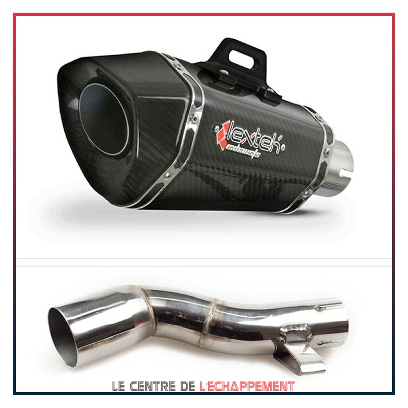 Silencieux LEXTEK XP8C Honda NC700 S / X 2012-2013 et NC750 S / X 2014-...