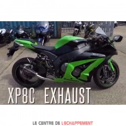 Silencieux LEXTEK XP8C Kawasaki ZX10R NINJA 2011-2015