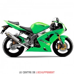 Silencieux LEXTEK OP1 Kawasaki ZX6R 636 / ZX6RR 2003-2004