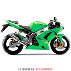 Silencieux LEXTEK YP4 Kawasaki ZX6R 636 / ZX6RR 2003-2004