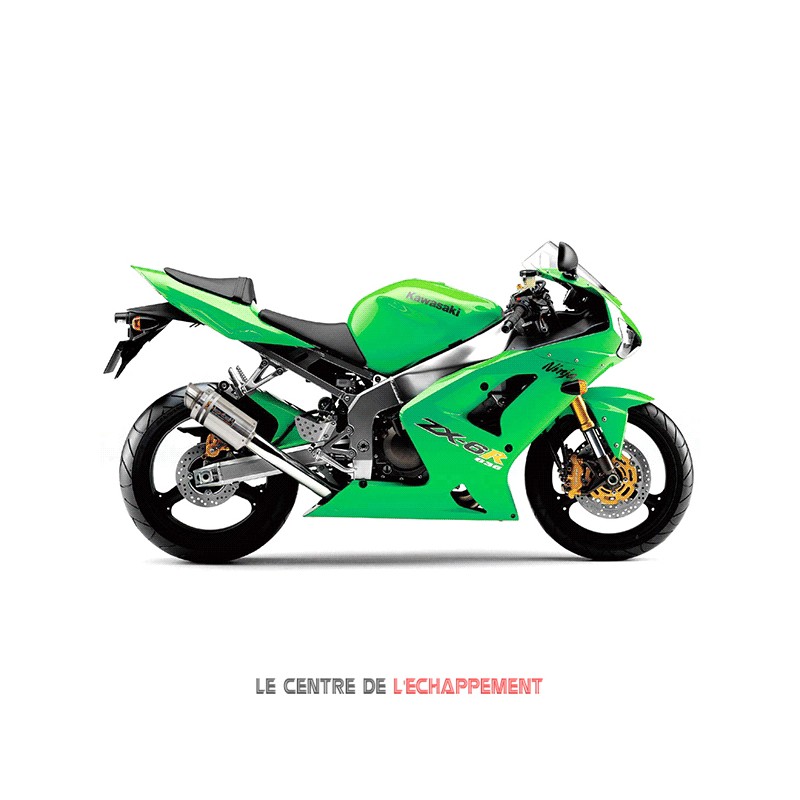 Silencieux LEXTEK YP4 Kawasaki ZX6R 636 / ZX6RR 2003-2004