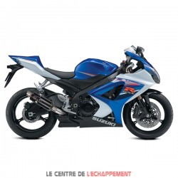 Silencieux LEXTEK GP8C Suzuki GSX R 1000 2007-2008