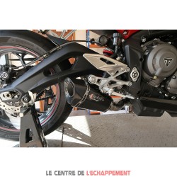 Silencieux LEXTEK XP8C Triumph STREET TRIPLE 765 S / R /RS 2017-...