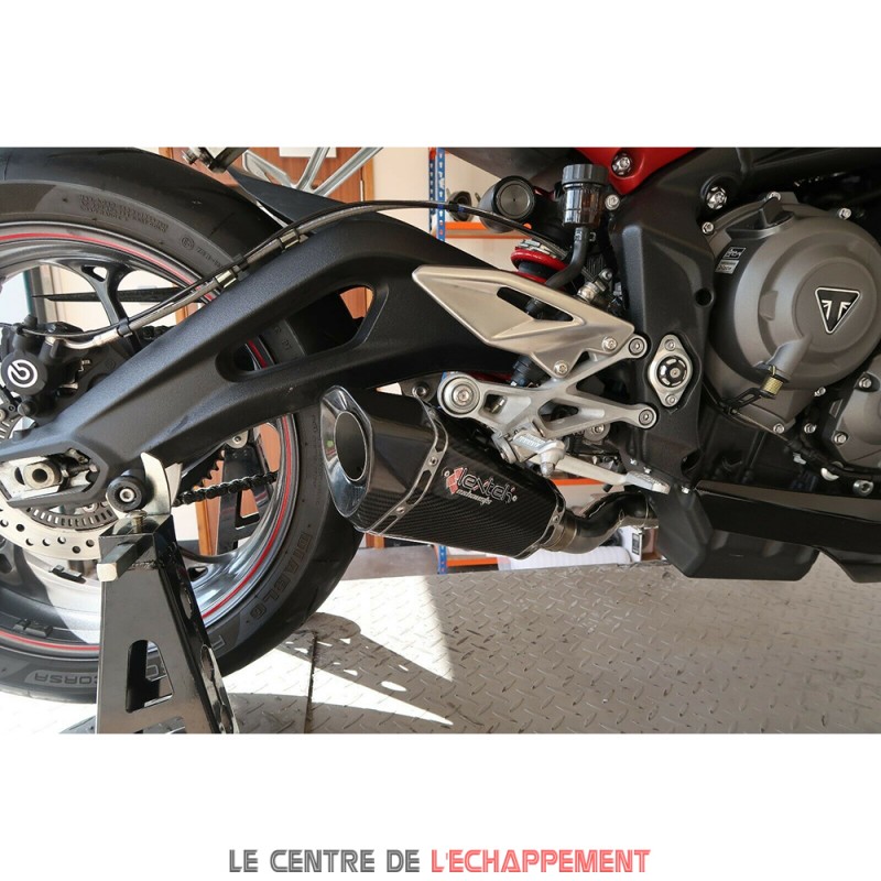 Silencieux LEXTEK XP8C Triumph STREET TRIPLE 765 S / R /RS 2017-...