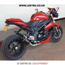 Silencieux LEXTEK XP8C Triumph Speed Triple 1050 2011-2016