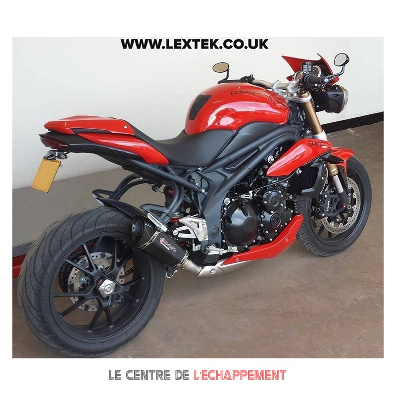 Silencieux LEXTEK XP8C Triumph Speed Triple 1050 2011-2016