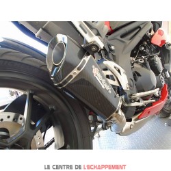 Silencieux LEXTEK XP8C Triumph Street Triple 675 / R 2013-2017