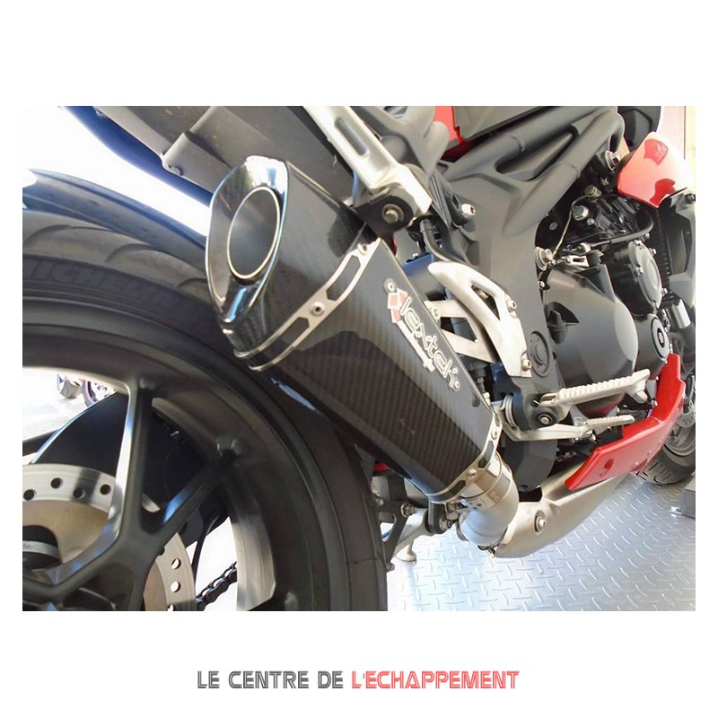 Silencieux LEXTEK XP8C Triumph Street Triple 675 / R 2013-2017