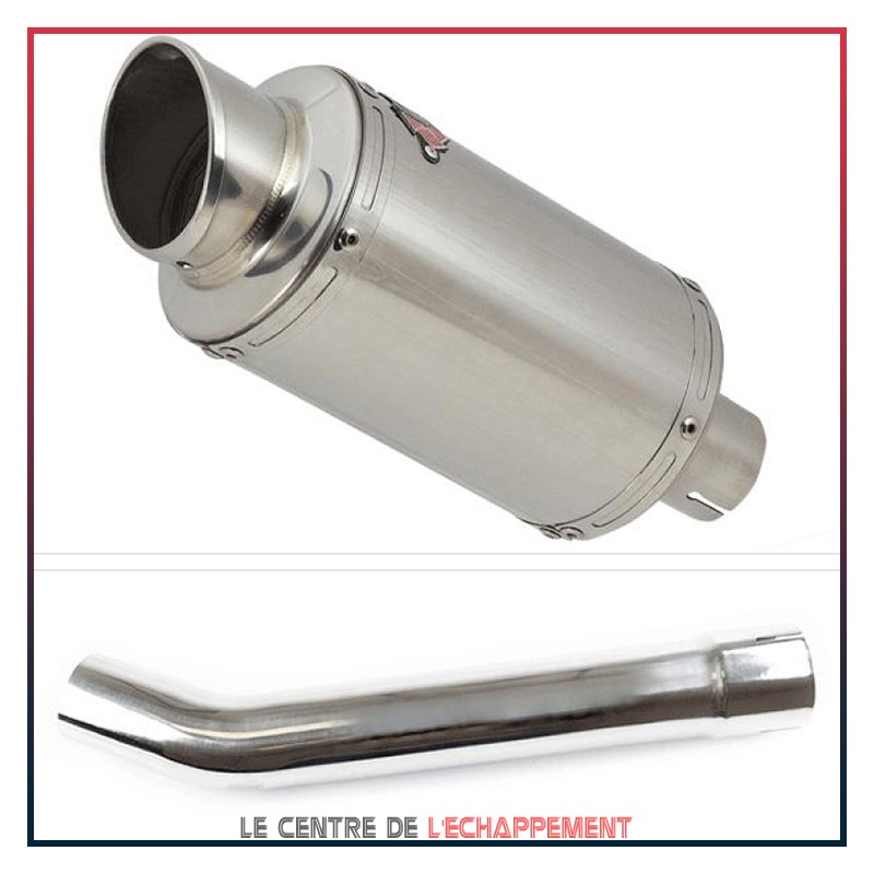 2 Pot D Echappament Cat MIVV GP Noir Inox Pour Ducati Monster 620 2006 06