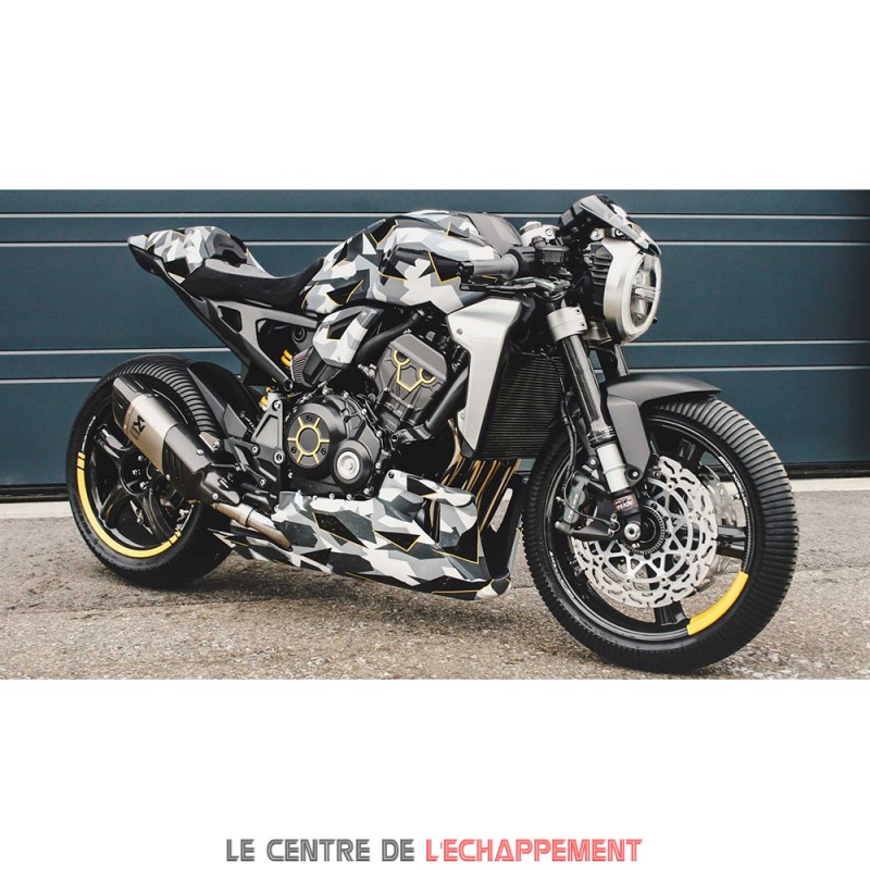 Ligne Complète AKRAPOVIC Slip-On Honda CB 1000 R 2018-... Coupelle Carbone