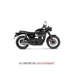 Silencieux AKRAPOVIC Slip-On Racing Triumph BONNEVILLE T 100 (900cc) 2017-... Et BONNEVILLE T120 (1200cc) 2016-...