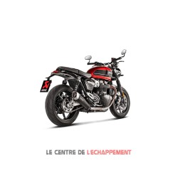 Silencieux AKRAPOVIC Slip-On Racing Triumph BONNEVILLE THRUXTON (1200cc) 2016-... Et  SPEED TWIN 1200 2019-...