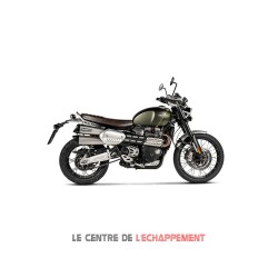 Silencieux AKRAPOVIC Slip-On Triumph SCRAMBLER 1200 2019-...