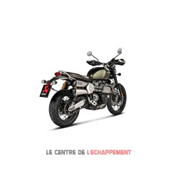 Silencieux AKRAPOVIC Slip-On Triumph SCRAMBLER 1200 2019-...