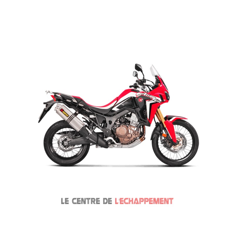 Silencieux AKRAPOVIC Slip-On Honda CRF 1000 L AFRICA TWIN 2016-...