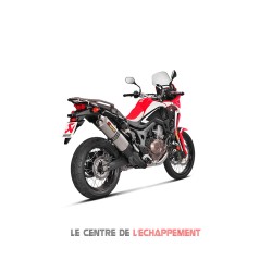 Silencieux AKRAPOVIC Slip-On Honda CRF 1000 L AFRICA TWIN 2016-...