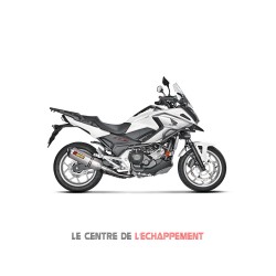 Silencieux AKRAPOVIC Slip-On Honda INTEGRA 700 / 750 et NC700 S / NC750 S / X Coupelle Carbone