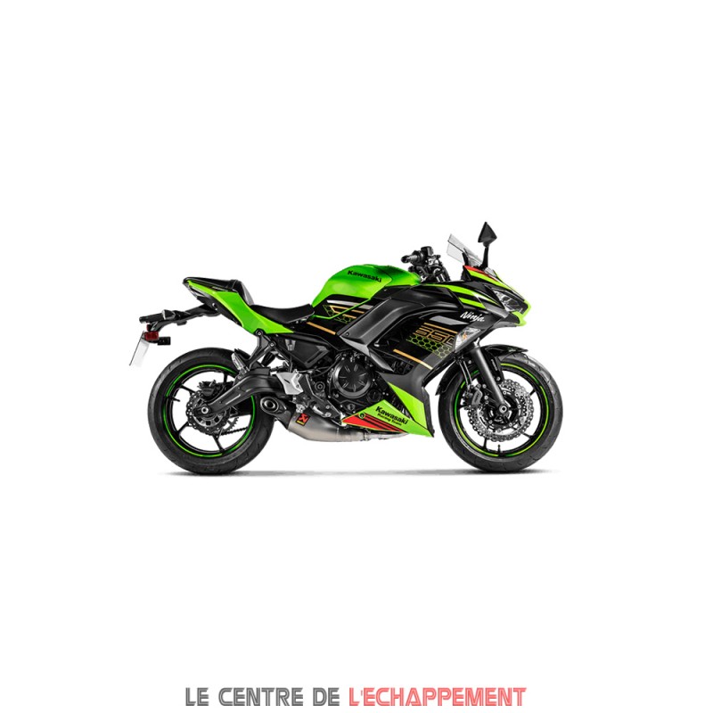 Ligne Complète AKRAPOVIC RACING LINE Kawasaki Z 650 2020-... coupelle carbone