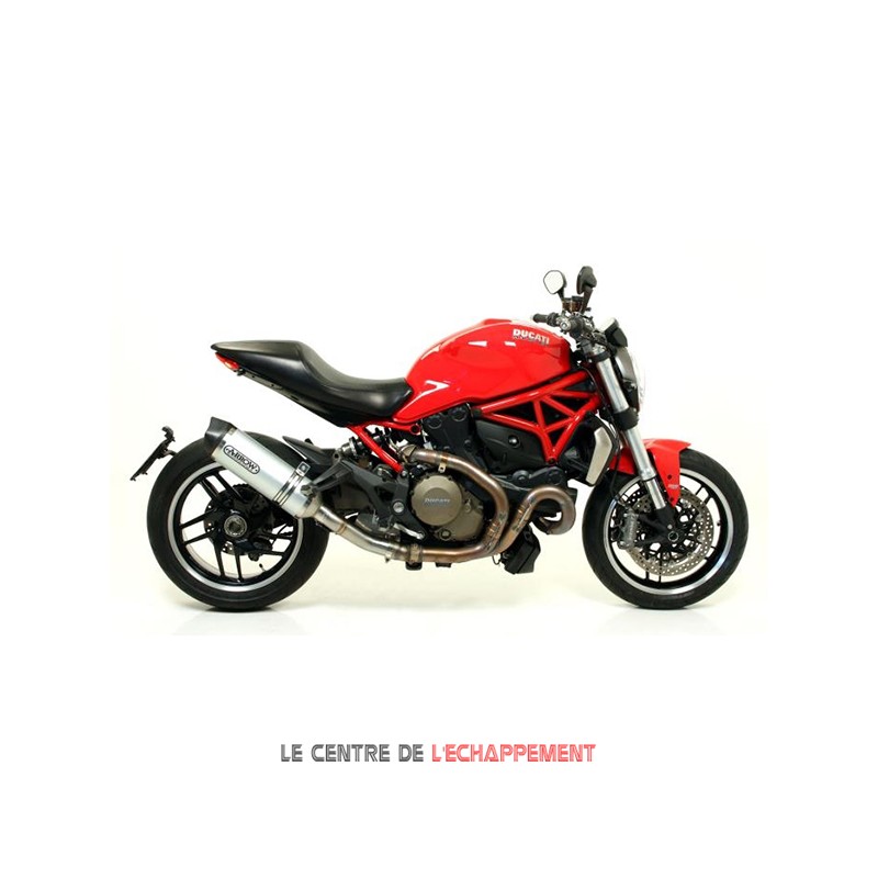 Silencieux ARROW RACE TECH Ducati MONSTER 821 2017-2020 coupelle carbone