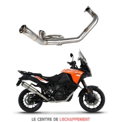 Collecteur sans catalyseur pour KTM 1050 / 1090 / 1190 / 1290 Adventure/Adventure R/Super Adventure