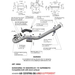 Collecteur pour Husqvarna 701 SM / ENDURO 2021-...