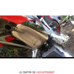 Ligne complète d'échappement Off-Road Akrapovic EVO en Titane pour KAWASAKI  KXF 250 2004 - 2008