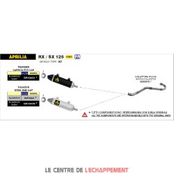 Silencieux ARROW Thunder Aprilia 125 RX / SX 2021-...