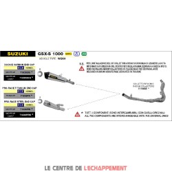 Ligne Complète ARROW PRO-RACE pour Suzuki GSX-S 950 / GSX-S 1000 / GSX-S 1000 GT 2021-...