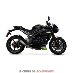 Silencieux SCORPION RED POWER Triumph SPEED TRIPLE 1050 RS/S 2018-2020 (sortie basse)