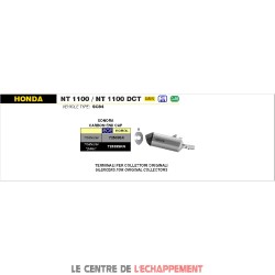 Silencieux Arrow Sonora pour Honda NT 1100 2022-...