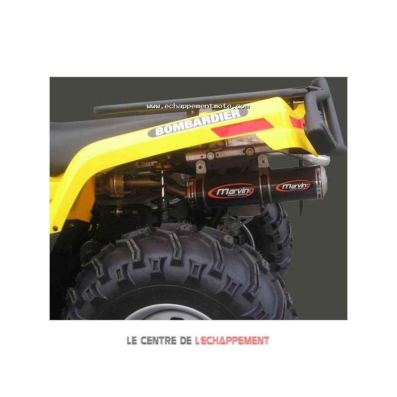 Silencieux Marving Quad Atv Line (big ovale) pour Can-Am OUTLANDER 800 2008-2016