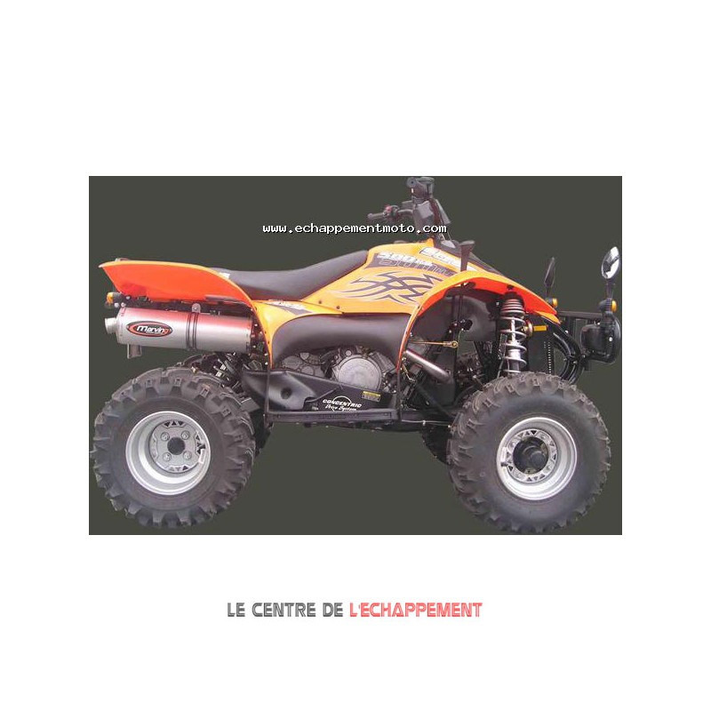 Silencieux Marving Quad Atv Line (big ovale) pour Polaris SCRAMBLER 500  2006-2013