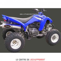 Silencieux Marving Quad Atv Line (big ovale) pour Yamaha YFM 350 R 2006-2010/WARRIOR 2003-2005 2006-2010