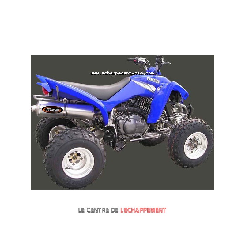 Silencieux Marving Quad Atv Line (big ovale) pour Yamaha YFM 350 R 2006-2010/WARRIOR 2003-2005 2006-2010