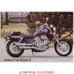 Silencieux Marving Legend Turn-out pour Honda VF 750 CUSTOM 1993-2000