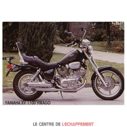 Silencieux Marving Legend Turn-out pour Yamaha XV 750/1000/1100 VIRAGO