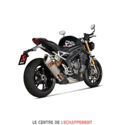 Silencieux AKRAPOVIC SLIP-ON pour Triumph Speed Triple 1200 RR / RS 2021-...