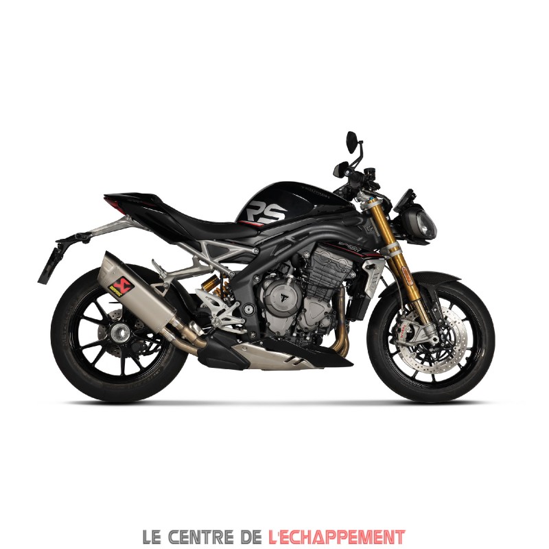 Silencieux AKRAPOVIC SLIP-ON pour Triumph Speed Triple 1200 RR / RS 2021-...