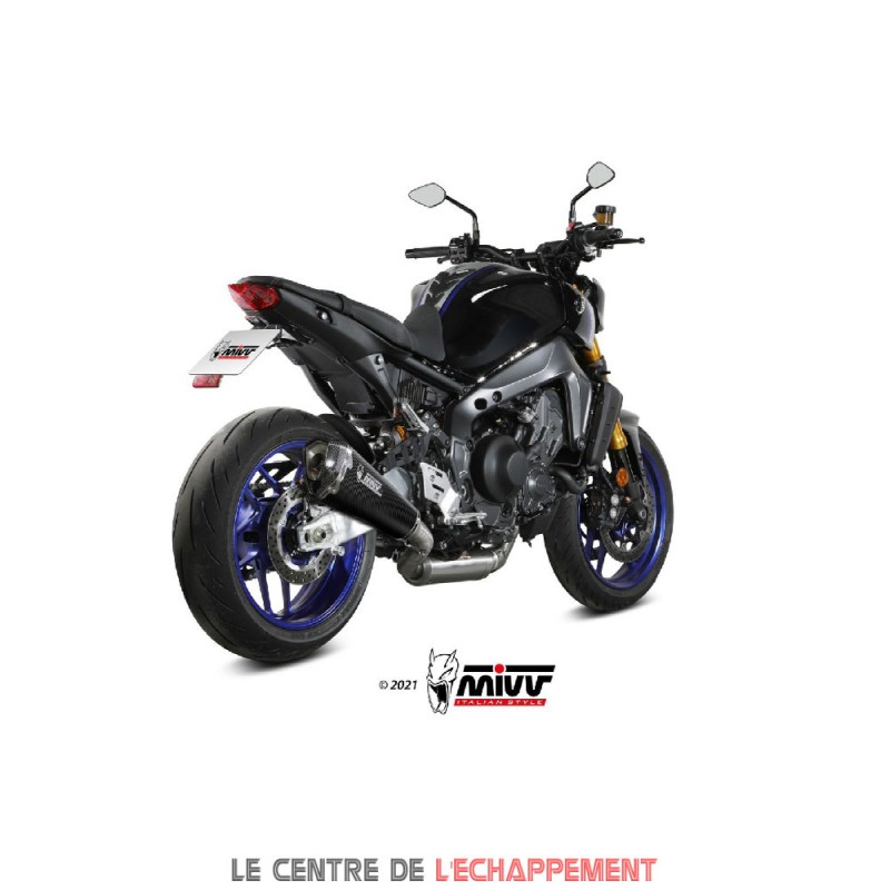 Ligne Complète MIVV DELTA RACE sortie Latérale Yamaha MT 09 / SP 2021-...