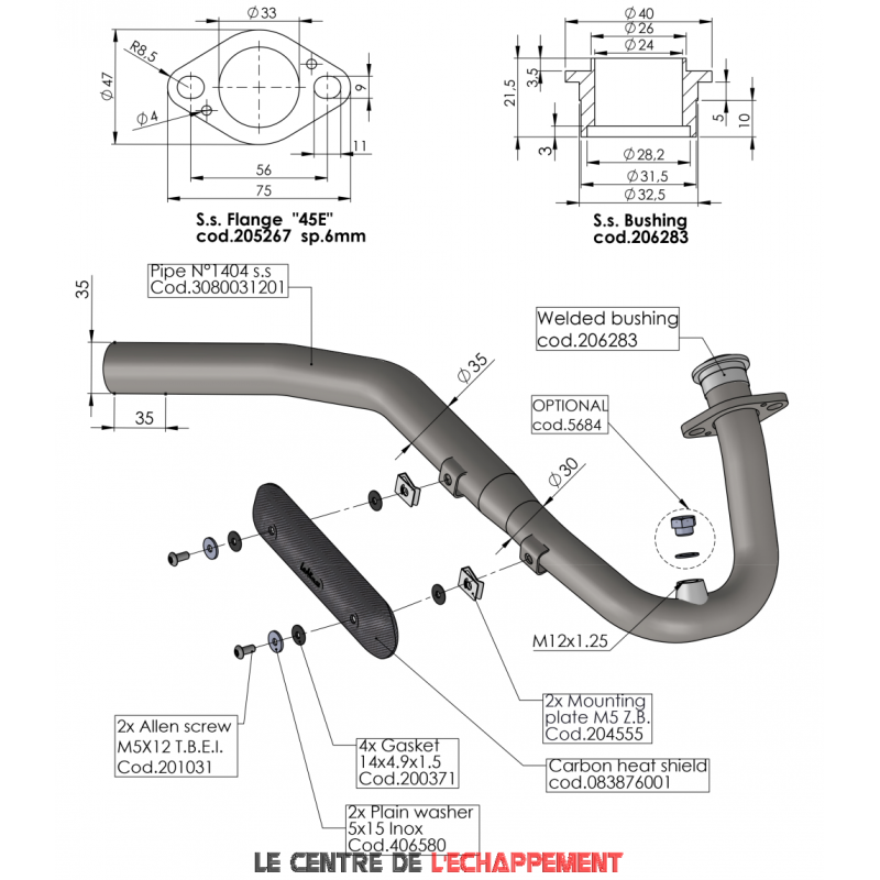 Collecteur BETA 125 RR / Motard 2021-...