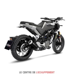 Silencieux LEOVINCE GP ONE HUSQVARNA 125  SVARTPILEN / VITPILEN  2021-...