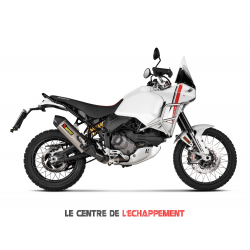 Manchon raccord sans catalyseur Akrapovic Slip-on Ducati Desert X 950 et 937 Monster